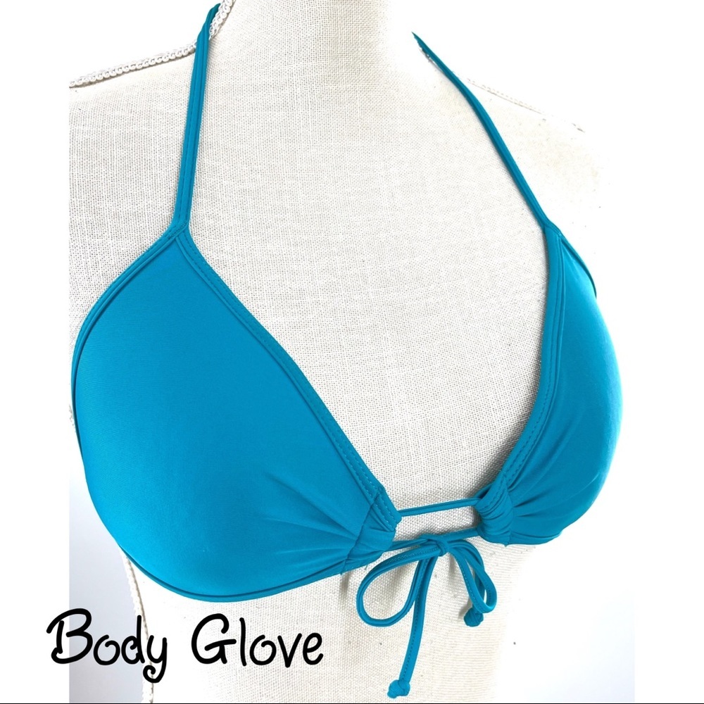 Body Glove Aqua triangle push up Bikini TOP